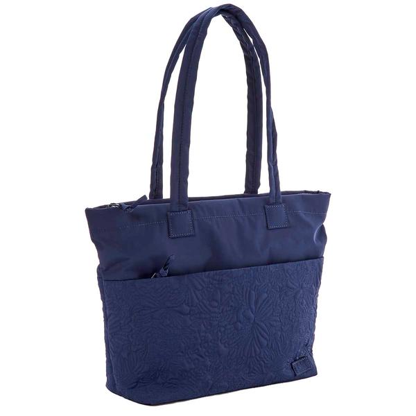 The Sak Banyan Medium Metro Tote - Navy Flower
