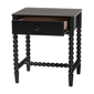Baxton Studio Brantley Spindle 1-Drawer Nightstand - image 2