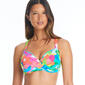 Womens Bleu Away We Go! Over The Shoulder Molded Cup Swim Top - image 1