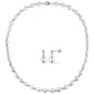 Gemstone Classics(tm) 2pc. Pearl Bead Necklace & Earrings - image 1
