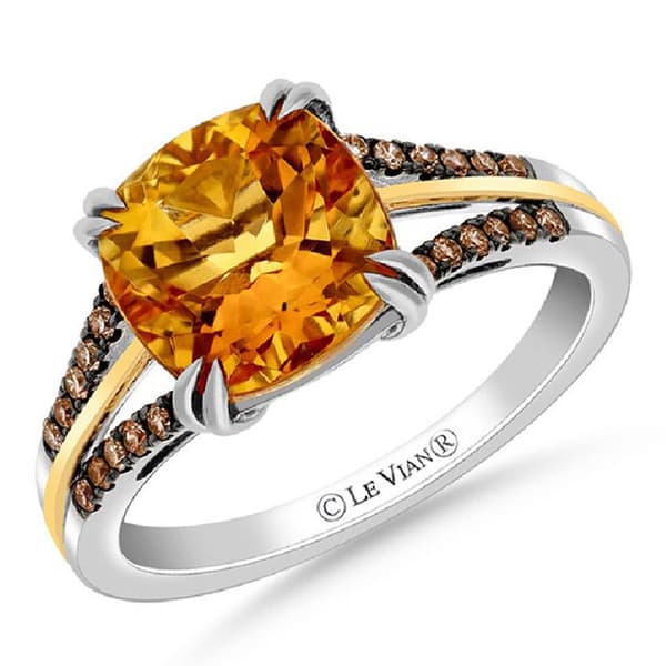 Le Vian&#40;R&#41; Chocolatier&#40;R&#41; 2 7/8ctw. Cinnamon Citrine&#40;R&#41; Ring - image 