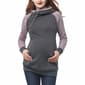 Womens Glow & Grow&#40;R&#41; Color Block Maternity Hoodie - image 1