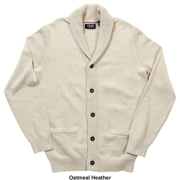 Chaps mens cardigan sweater sale