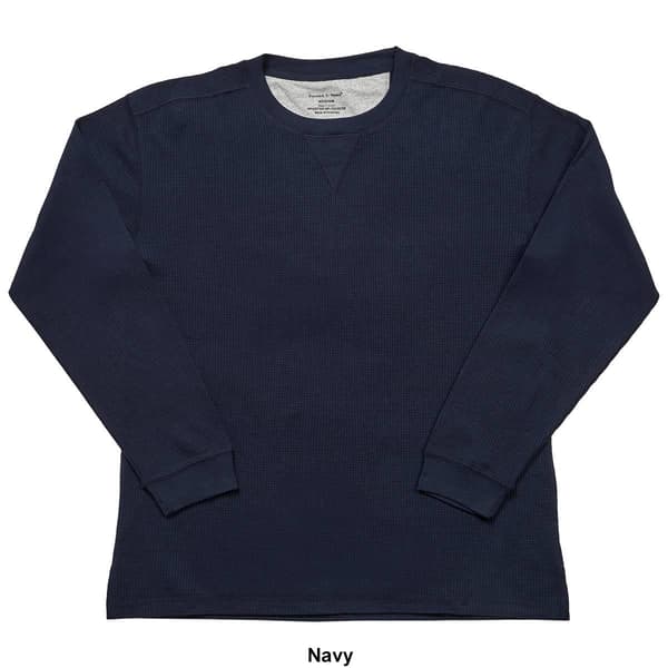 Mens Preswick & Moore® Long Sleeve Thermal Crew Neck Pajama Shirt