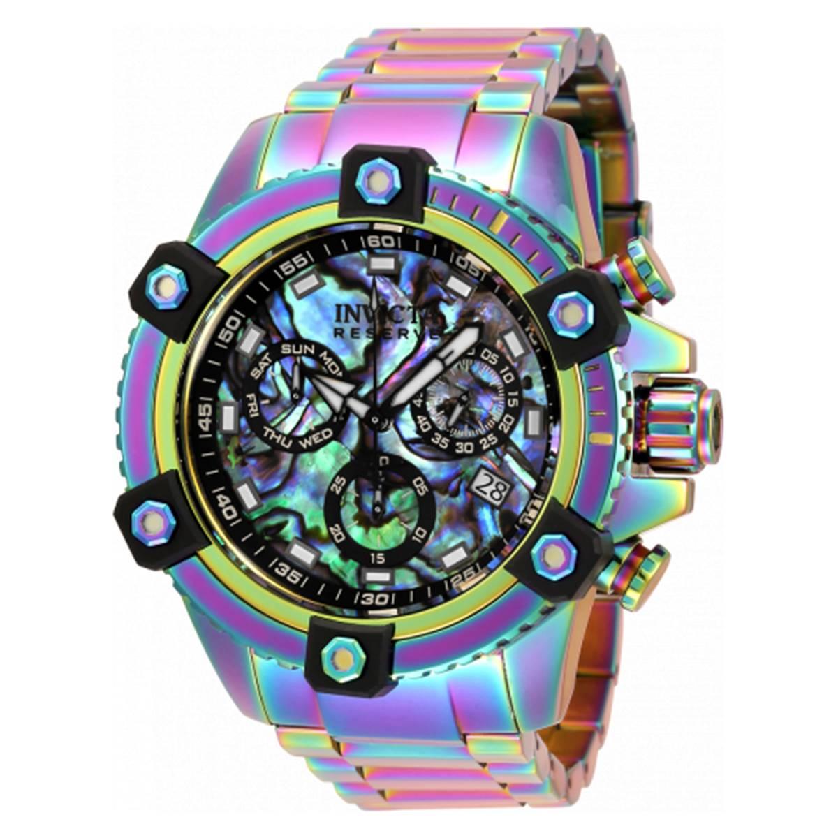 Mens Invicta Reserve Iridescent Band Quartz Watch - 35555