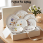 Sango Gansevoort Wildflower 12pc. Luxury Porcelain Dinnerware Set - image 3