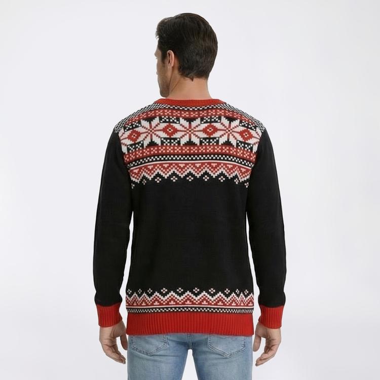 Mens Holiday Hype Beer Pocket Stocking Stuffer Sweater