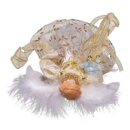 Kurt Adler Gold Angel Tree Topper w/ Color Changing LED