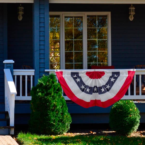 Northlight Large Patriotic Bunting Flag
