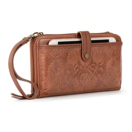 The Sak S Sequoia Extra Large Smartphone Crossbody in Brown