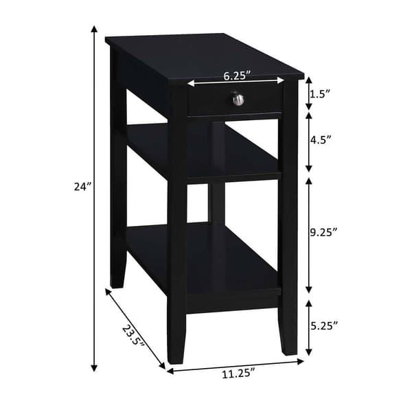 Convenience Concepts American Heritage Chairside End Table Boscov's
