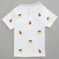 Girls (7-16) Jolie & Joy Lace Trim Fruit Tee - image 2