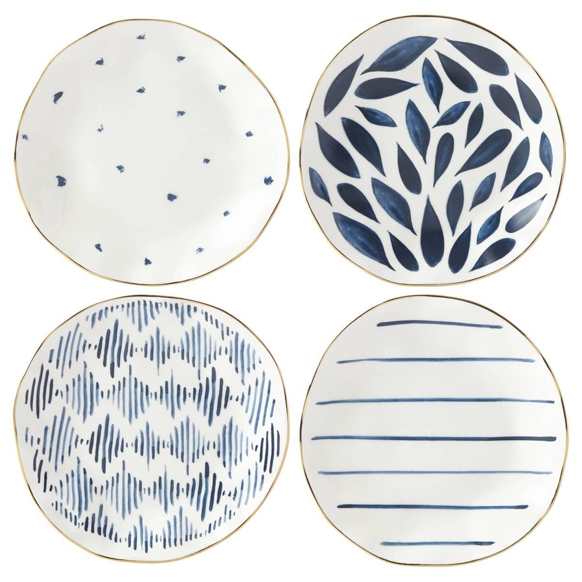 Lenox® Blue Bay™ 4pc. Appetizer Plate Set