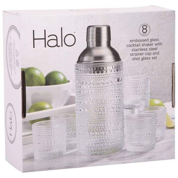 Halo 8pc. Shaker & Shot Glass Set