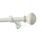 Rhinebeck Rustic Faux Wood Window Drapery Single Curtain Rod - image 1