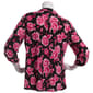 Womens Emily Daniels 3/4 Sleeve Floral Button Front Blouse - image 2