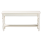 Baxton Studio Bayard Accent Bench with Bobbin Legs - image 2
