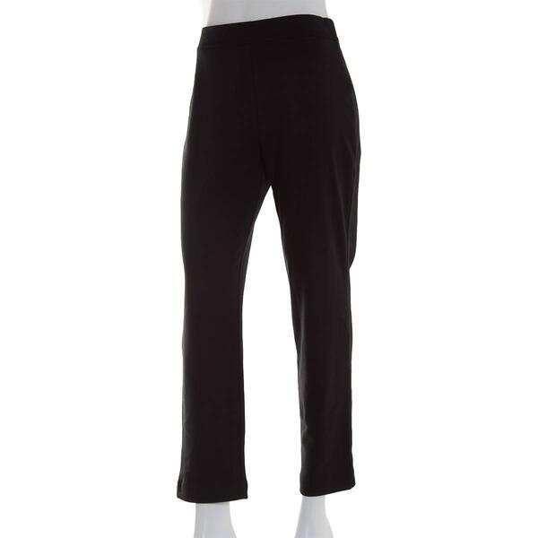 Petite Hasting & Smith Pull On Straight Leg Knit Casual Pants - image 