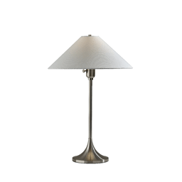 Adesso Esme Table Lamp with White Textured Fabric Shade
