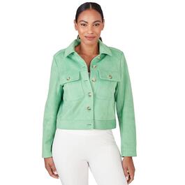 Plus Size Skye''s The Limit Sky And Sea Long Sleeve Solid Jacket