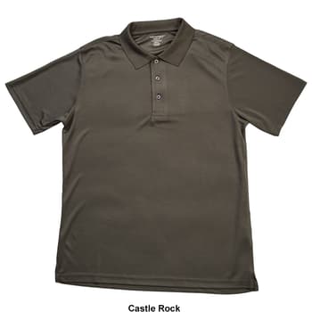 Mens Architect® Grid Short Sleeve Polo - Boscov's