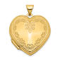 Gold Classics&#40;tm&#41; 14kt. Gold Heart Locket Pendant - image 1