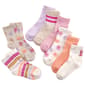 Girls Capelli(R) New York 8pk. Butterflies & Flowers Quarter Socks - image 1