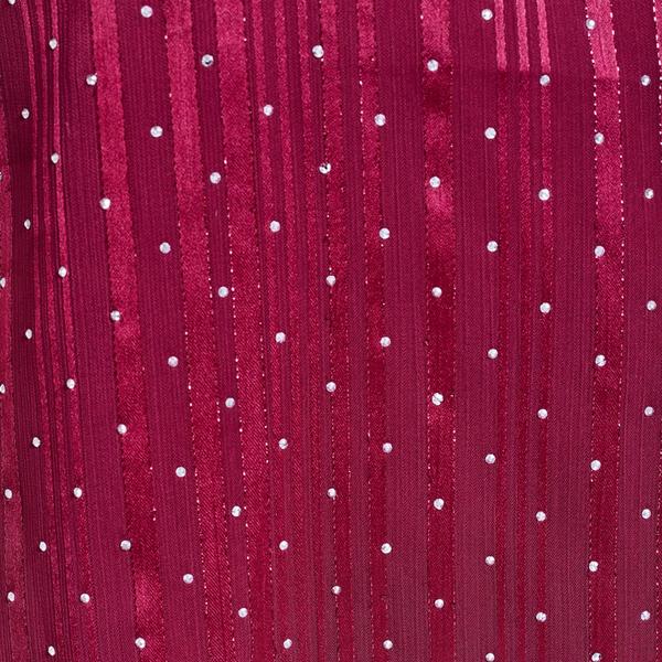 Womens Calvin Klein Sleeveless Tie Neck Rhinestone Blouse