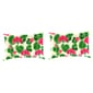 Jordan Manufacturing 2pk. Geranium Floral Lumbar Throw Pillows - image 1