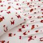 Freshfolds Cotton Jolly Santa Holiday 4pc. Flannel Sheet Set - image 3