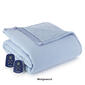 Micro Flannel&#174; Reverse to Sherpa Heated Blanket - image 5