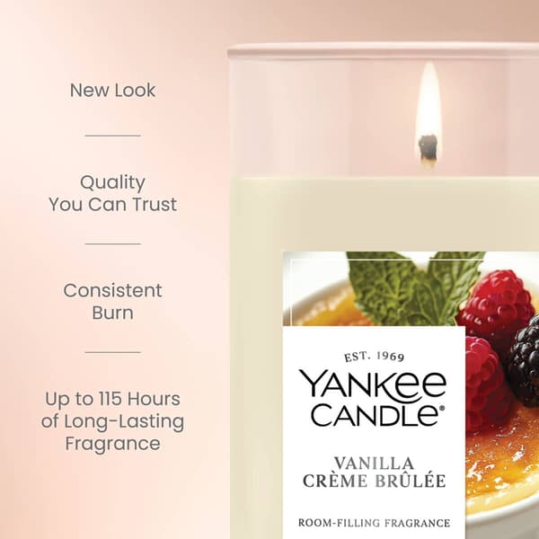Yankee Candle® 14.25oz. Vanilla Creme Brulee Pillar Candle