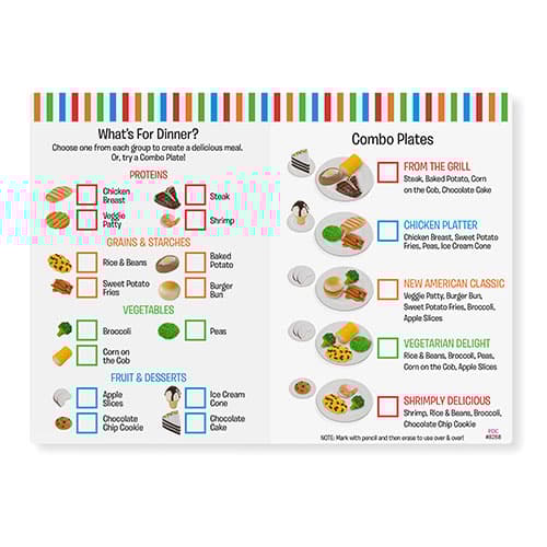 Melissa &amp; Doug® Food Fun Combine &amp; Dine Dinners Set