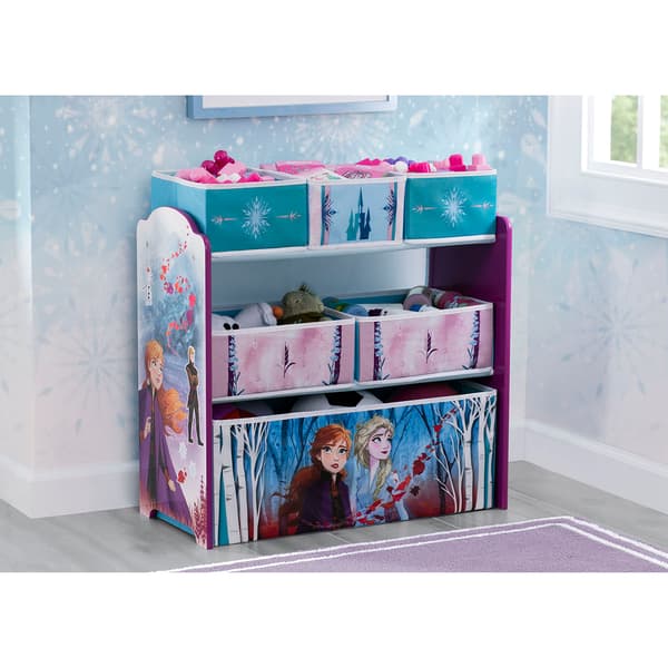 Delta Children Disney Frozen II Six Bin Toy Storage Organizer