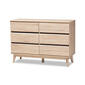 Baxton Studio Miren 6 Drawer Dresser - image 3