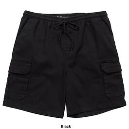Young Mens Brooklyn Cloth® Elastic Waist Twill Cargo Shorts