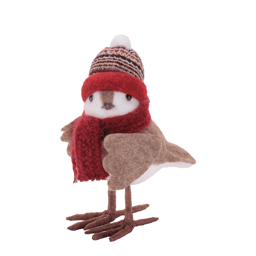 Melrose Bird with Hat & Scarf Shelf Sitter - Set of 2