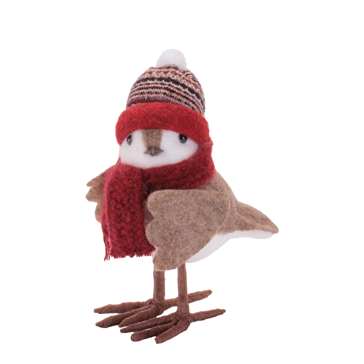 Melrose Bird with Hat & Scarf Shelf Sitter - Set of 2