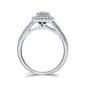Nova Star® Sterling Silver 3/8ctw. Lab Diamond Wedding Set - image 5