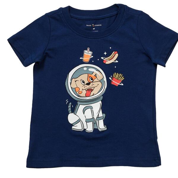 Toddler Boy Tales & Stories Space Dog Graphic Tee - image 