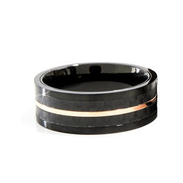 Mens Endless Affection&#40;tm&#41; Stainless Tri-Tone Band