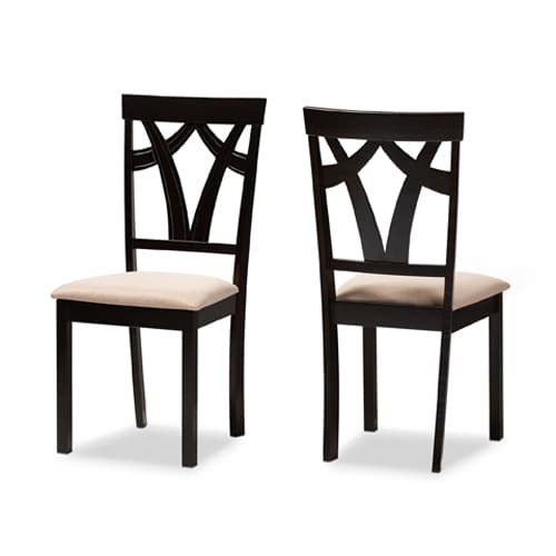 Baxton Studio Sylvia Dining Chairs - Set of 2