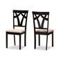 Baxton Studio Sylvia Dining Chairs - Set of 2 - image 4