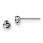 Gold Classics(tm) 4.5mm White Gold Love Knot Stud Earrings - image 1