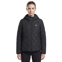 Womens Reebok(R) Fleece Lined Reversible Puffer Coat