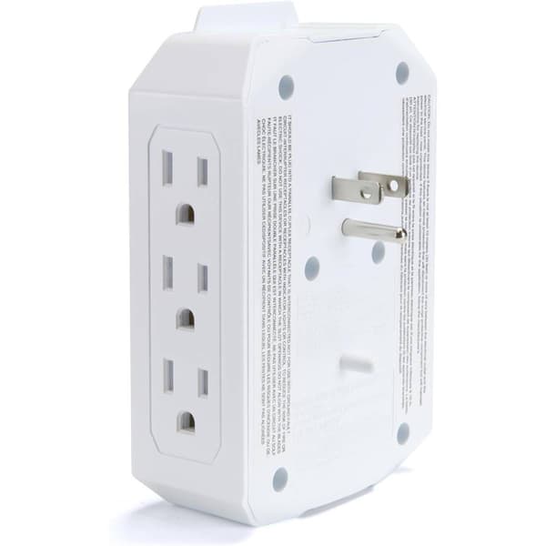 Emerson 6 Outlet USB Wall Plug