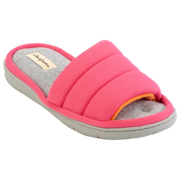 Womens Dearfoams Zoila Sport Mesh Slide Slippers - image 