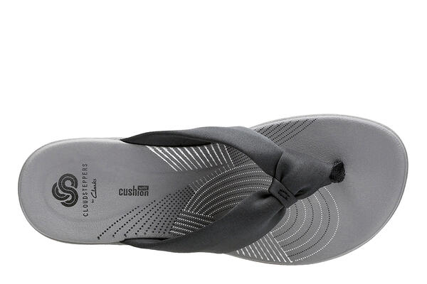 Womens Clarks&#174; Cloudsteppers&#8482; Arla Glison Solid Thong Sandals