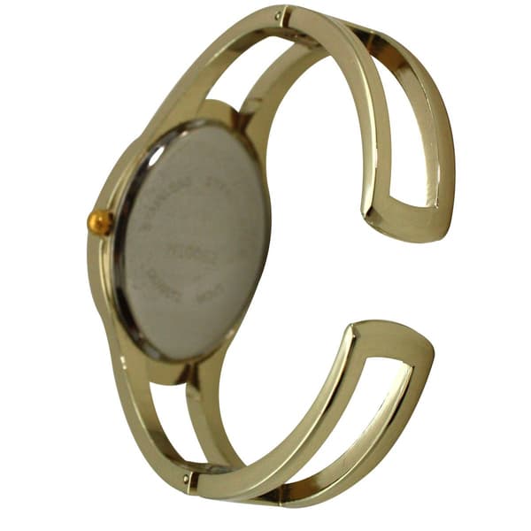 Womens Olivia Pratt™ Minimalist Oval Face Bangle Watch - H10052