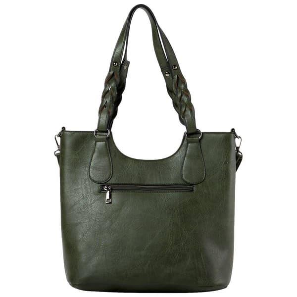 Sam & Hadley Stud Tote w/ Mini Wallet Hangoff
